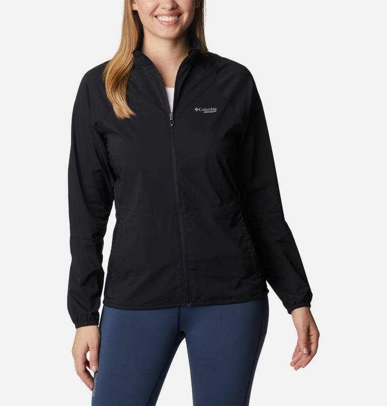 Women's Endless Trail Wind Shell Jacket, Color: Black, image 1