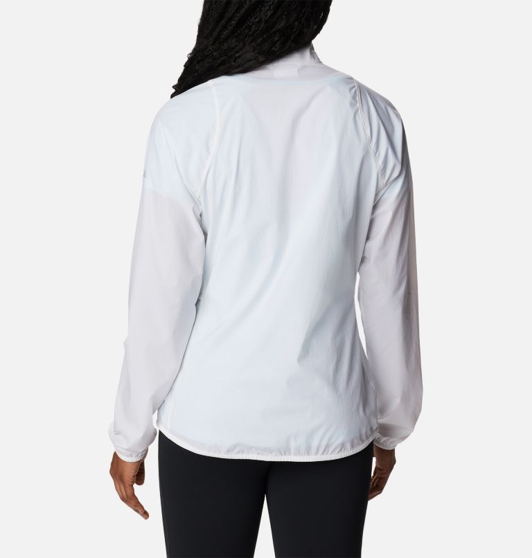 Women's Endless Trail Wind Shell Jacket, Color: White, image 2