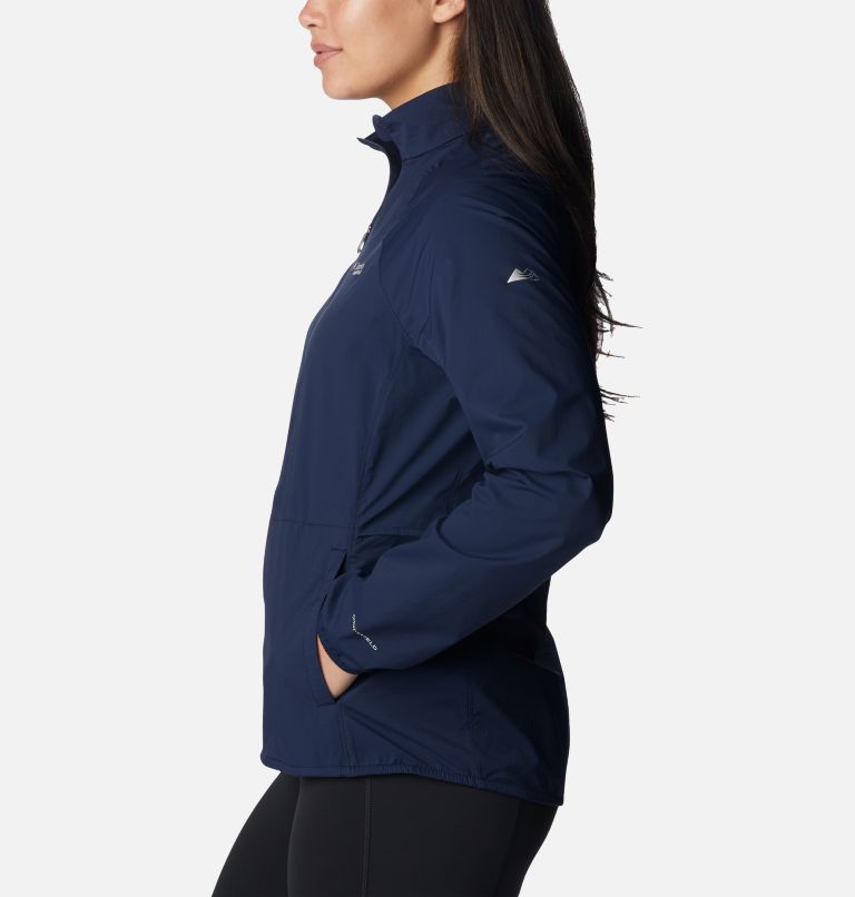 Thumbnail: Women's Endless Trail Wind Shell Jacket, Color: Collegiate Navy, image 3