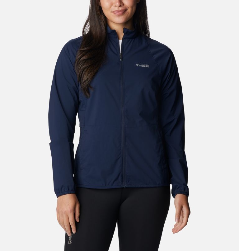 Women's Endless Trail Wind Shell Jacket, Color: Collegiate Navy, image 1