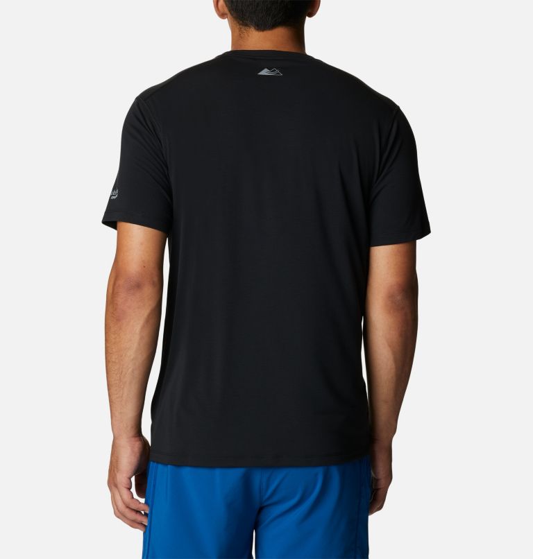 Thumbnail: Men's Endless Trail Running Tech T-Shirt, Color: Black, image 2
