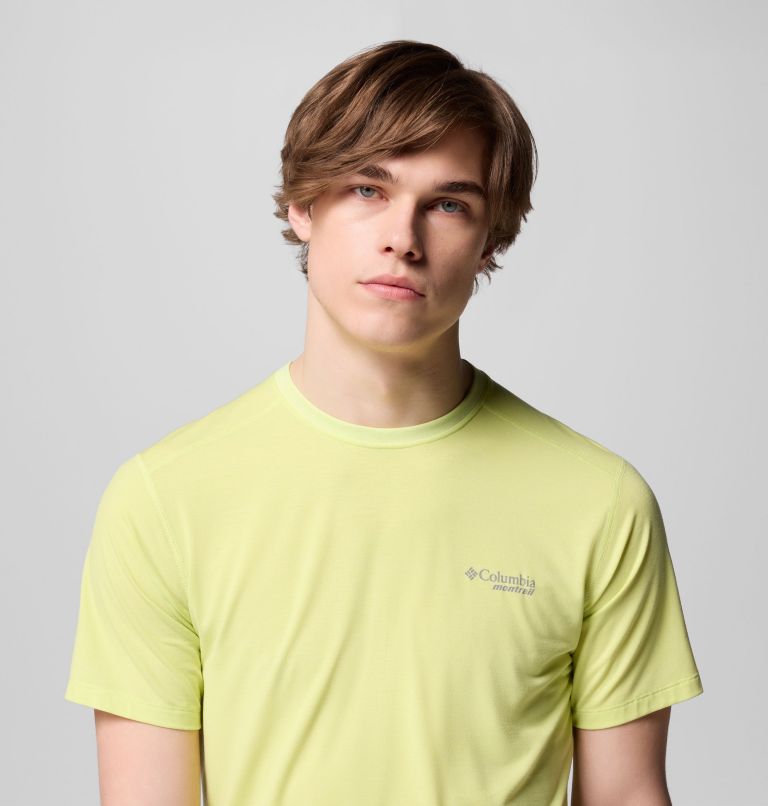 Men's Endless Trail Running Tech T-Shirt, Color: Neon Light, image 5