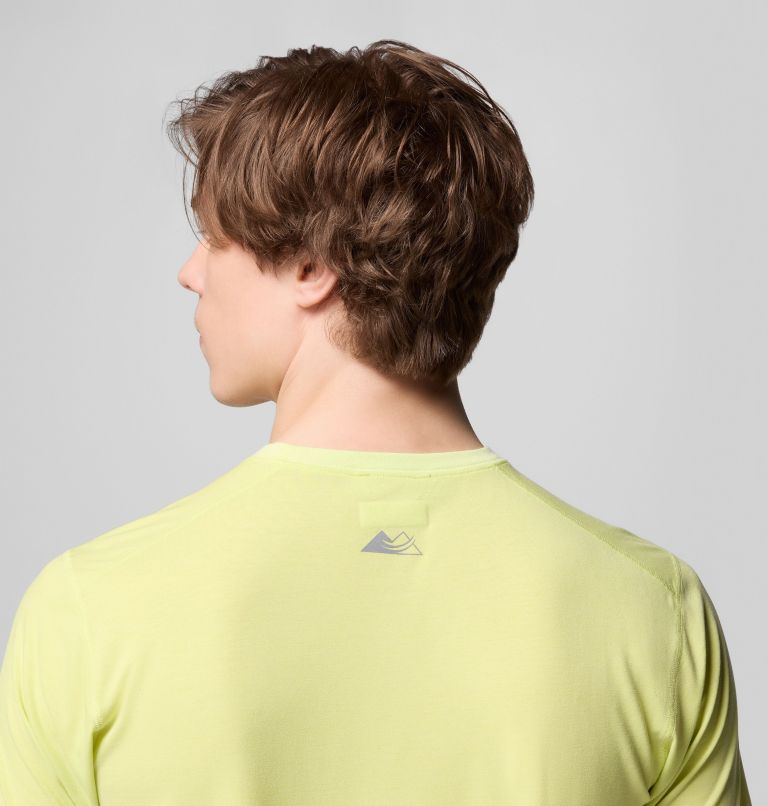 Men's Endless Trail Running Tech T-Shirt, Color: Neon Light, image 6