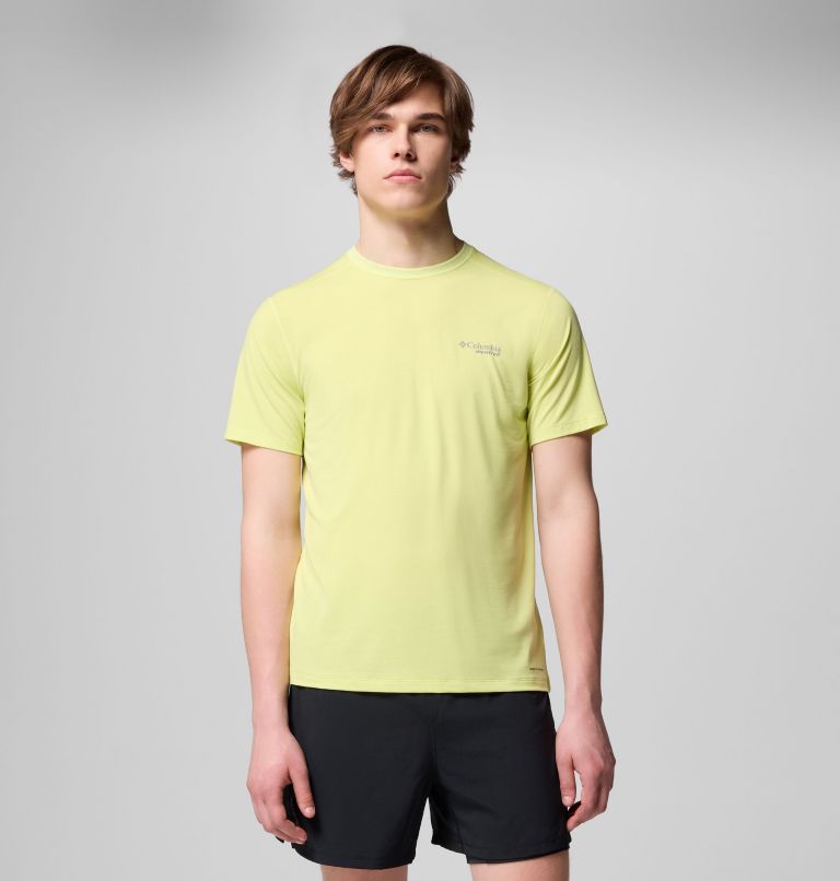 Men's Endless Trail Running Tech T-Shirt, Color: Neon Light, image 1