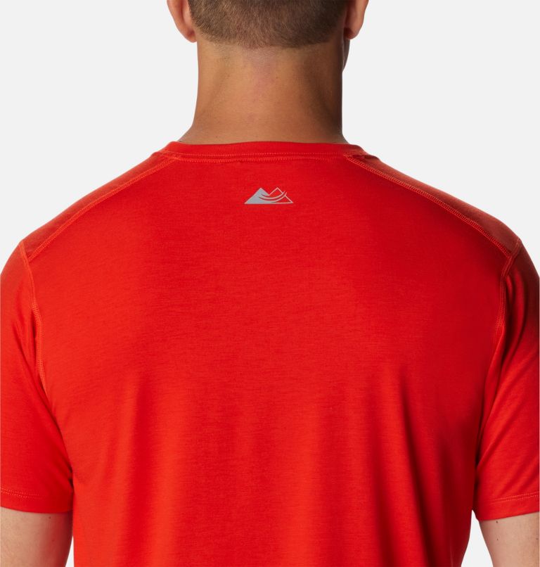 Men's Endless Trail Running Tech T-Shirt, Color: Spicy, image 5