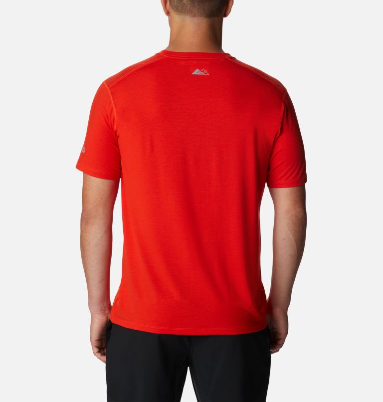 Men's Endless Trail Running Tech T-Shirt, Color: Spicy, image 2
