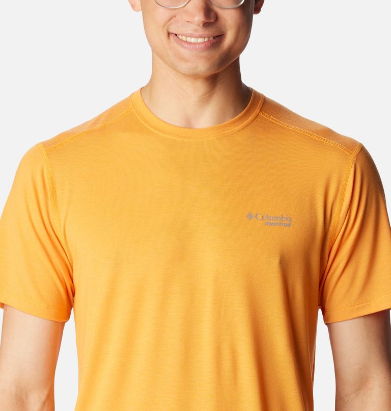 Men's Endless Trail Running Tech T-Shirt, Color: Marmalade, image 4