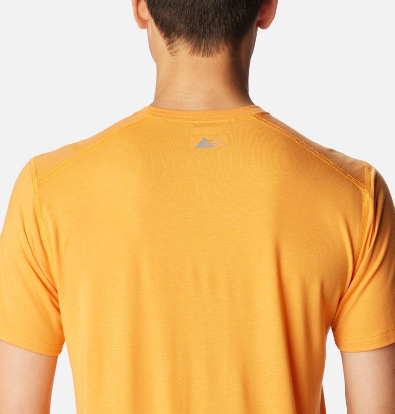 Thumbnail: Men's Endless Trail Running Tech T-Shirt, Color: Marmalade, image 5
