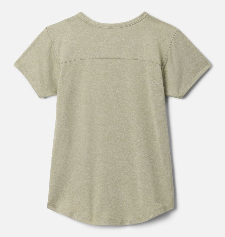Girls' Tech Trail T-Shirt, Color: Safari Heather, image 2