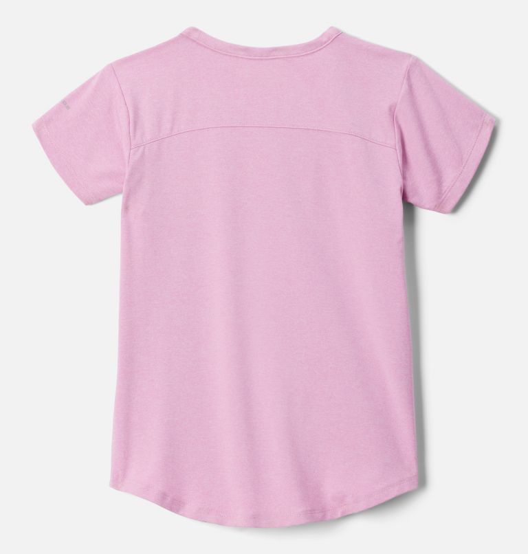 Girls' Tech Trail T-Shirt, Color: Cosmos Heather, image 2