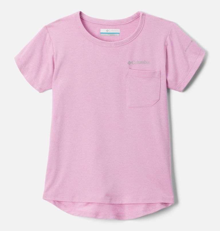 Girls' Tech Trail T-Shirt, Color: Cosmos Heather, image 1