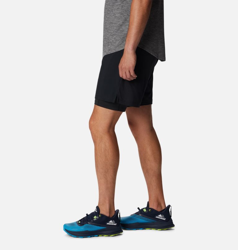 Thumbnail: Men's Endless Trail 2-in-1 Running Shorts, Color: Black, image 3
