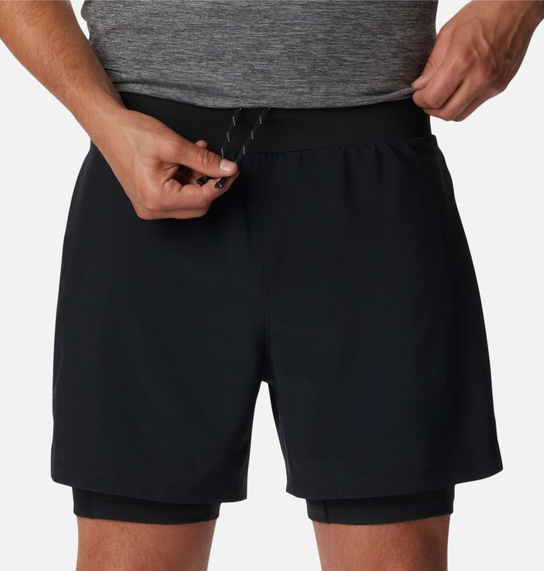 Men's Endless Trail 2-in-1 Running Shorts, Color: Black, image 4