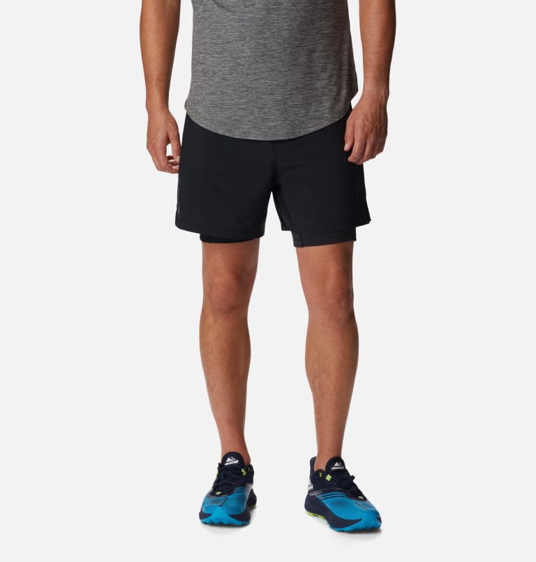 Men's Endless Trail 2-In-1 Shorts, Color: Black, image 1