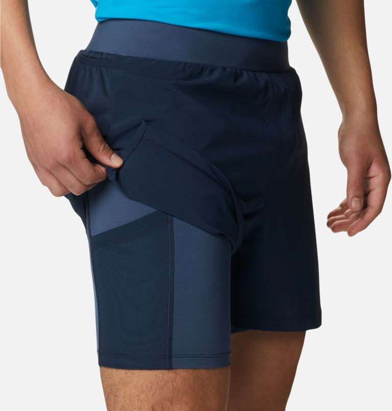 Thumbnail: Men's Endless Trail 2-in-1 Running Shorts, Color: Collegiate Navy, image 6