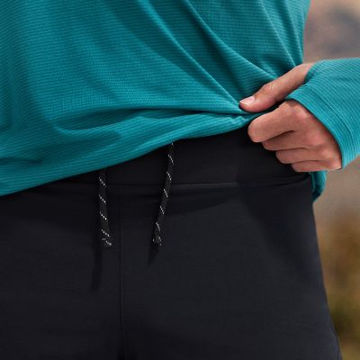 Close-up of the drawcord wait for all day comfort