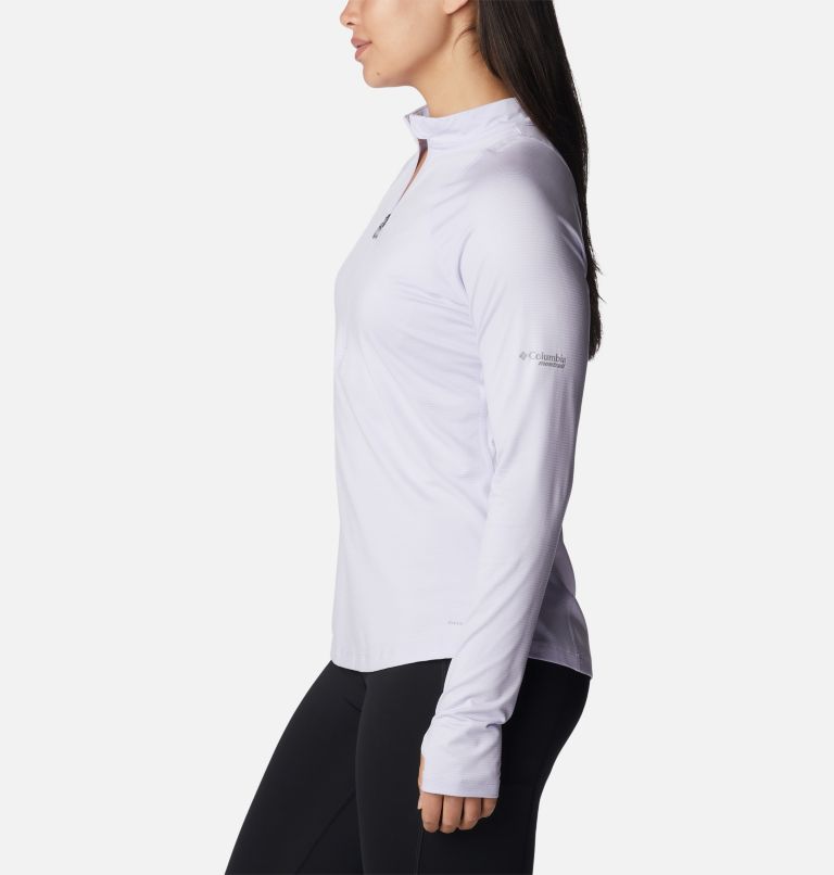 Women's Endless Trail Running Long Sleeve T-Shirt, Color: Purple TInt, image 3