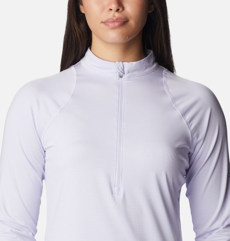 Women's Endless Trail Running Long Sleeve T-Shirt, Color: Purple TInt, image 4