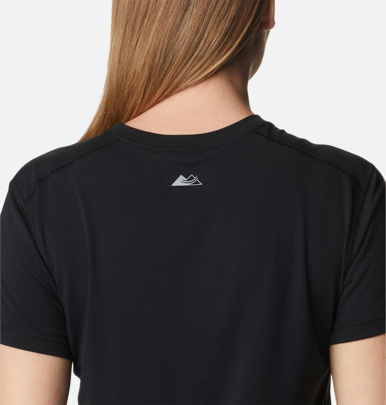 Thumbnail: Women's Endless Trail Running Tech T-Shirt, Color: Black, image 5