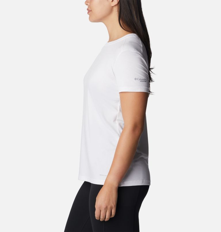 Women's Endless Trail Running Tech T-Shirt, Color: White, image 3