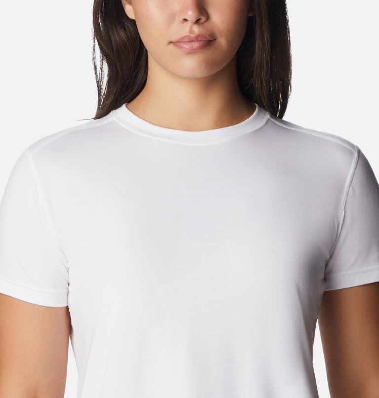 Women's Endless Trail Running Tech T-Shirt, Color: White, image 4