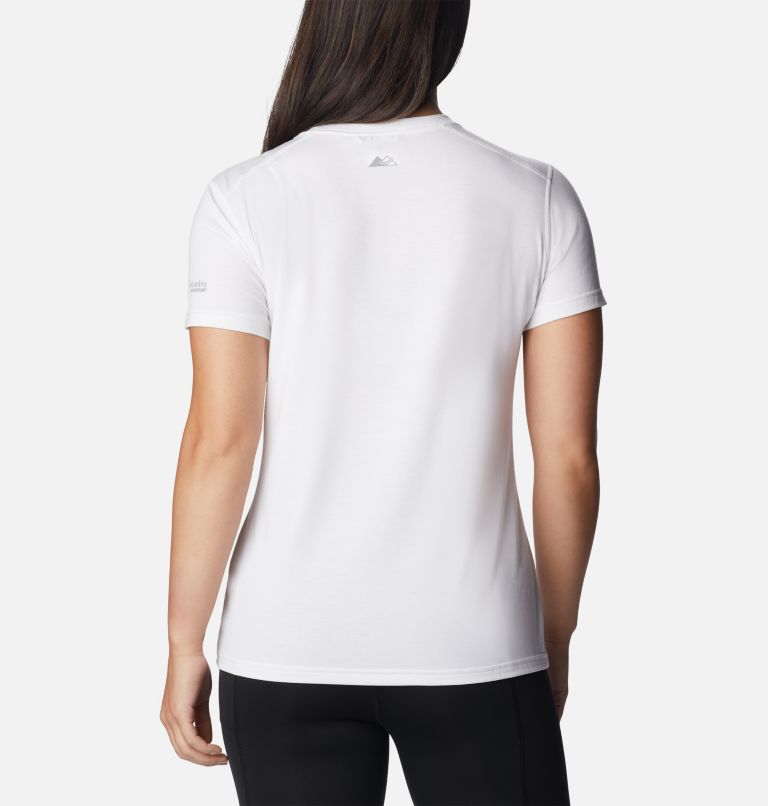 Women's Endless Trail Running Tech T-Shirt, Color: White, image 2