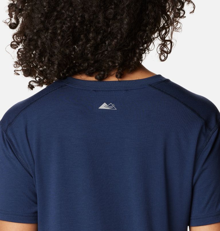 Women's Endless Trail Running Tech T-Shirt, Color: Collegiate Navy, image 5