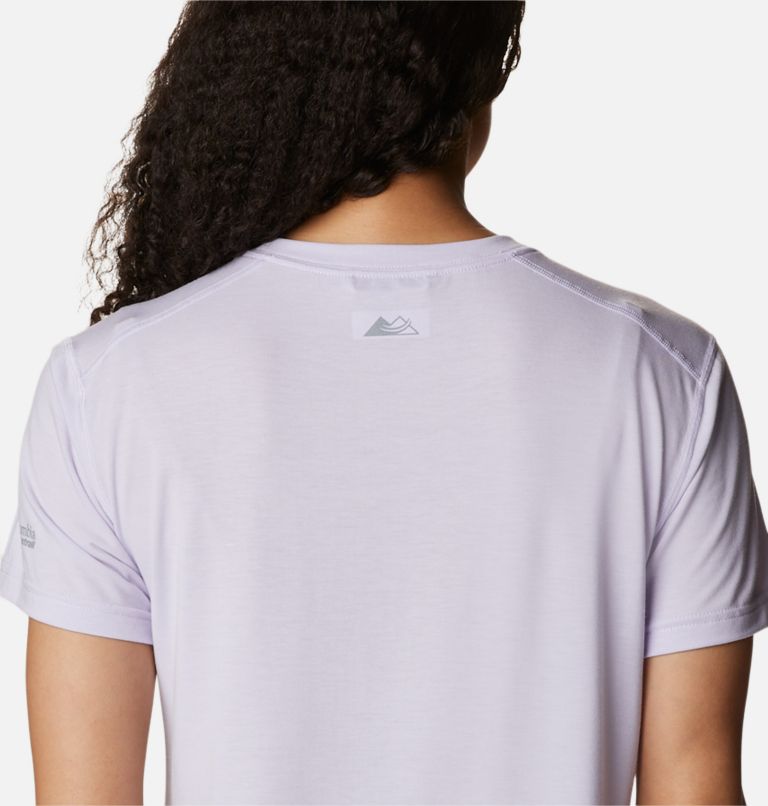 Women's Endless Trail Running Tech T-Shirt, Color: Purple Tint, image 5