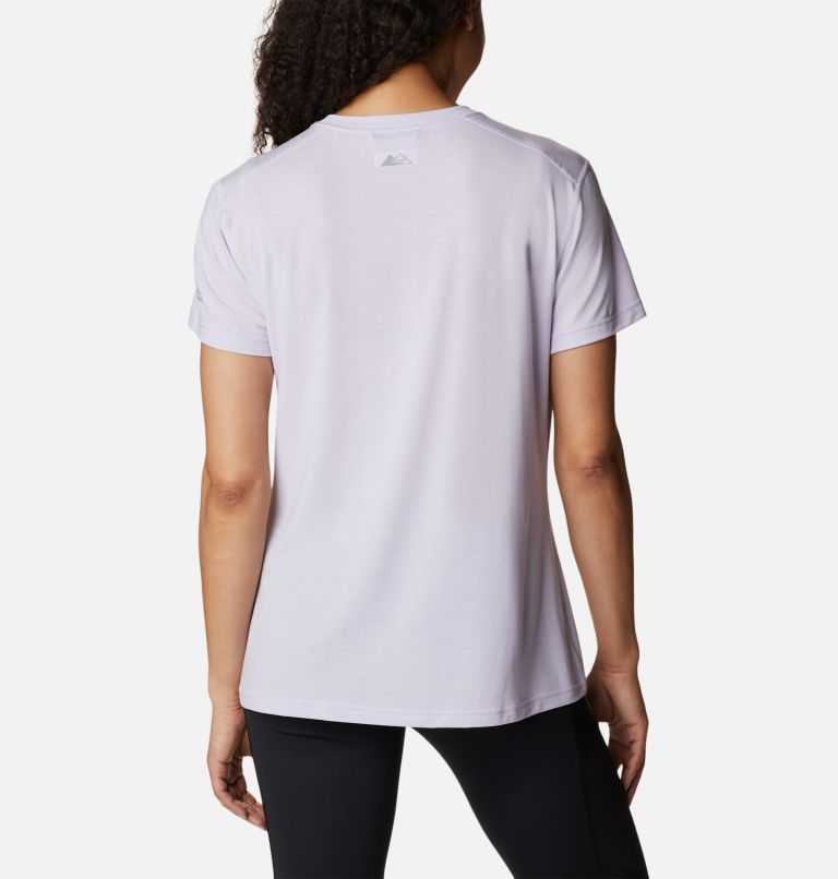 Women's Endless Trail Running Technical T-Shirt, Color: Purple Tint, image 2