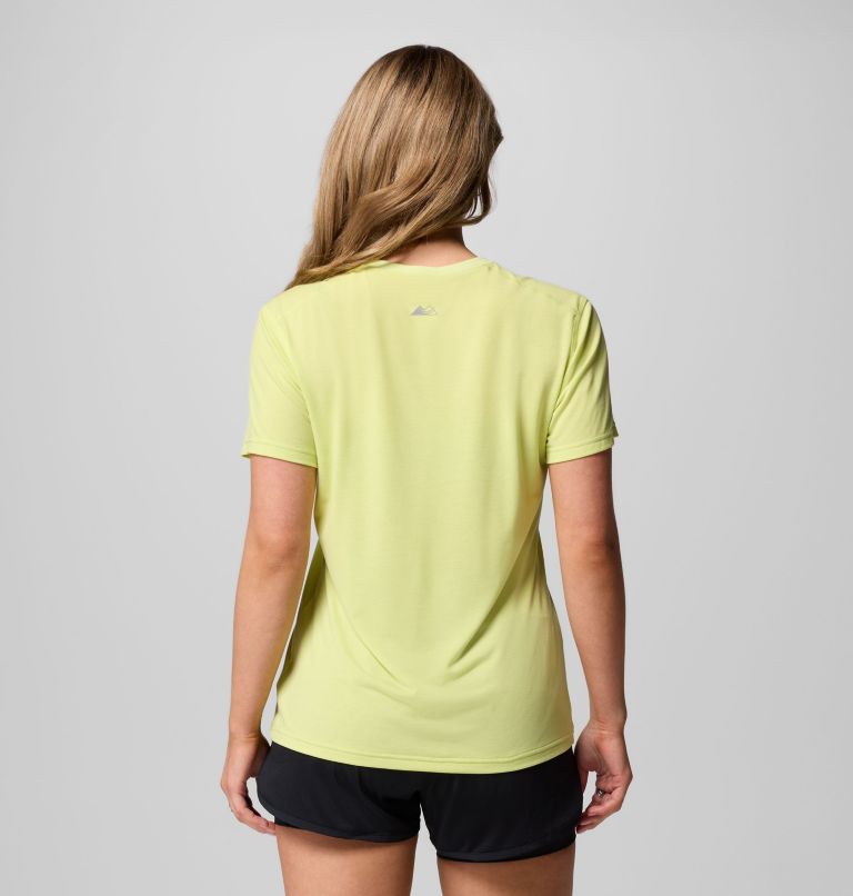 Women's Endless Trail Running Tech T-Shirt, Color: Neon Light, image 3
