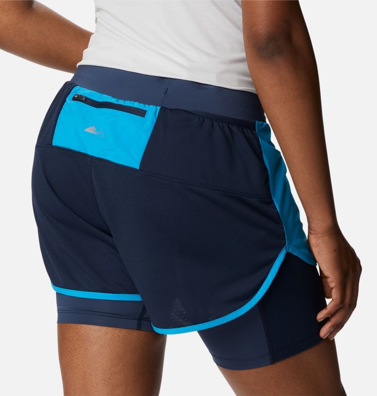 Thumbnail: Shorts Endless Trail 2-in-1 Running para mujer, Color: Ocean Blue, Collegiate Navy, image 5