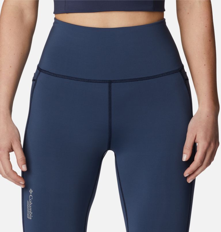 Women's Endless Trail Running Tights, Color: Collegiate Navy, image 4