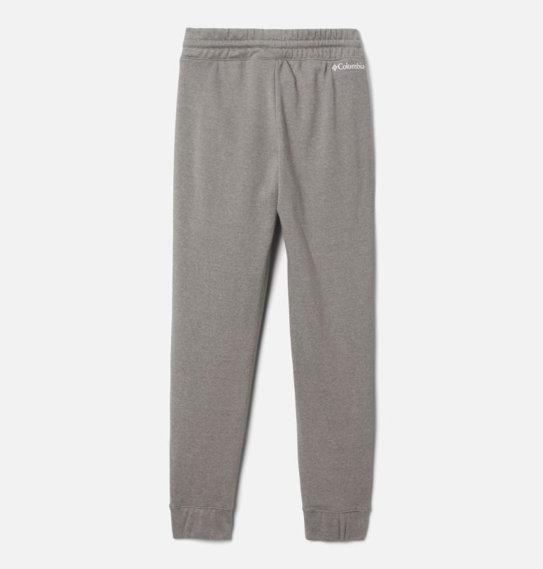 Girls' Columbia Trek French Terry Joggers, Color: Light Grey Heather, image 2