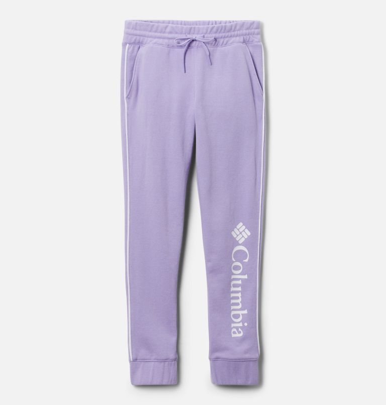 Thumbnail: Pantalon de Jogging Éponge Trek Fille, Color: Frosted Purple, image 1