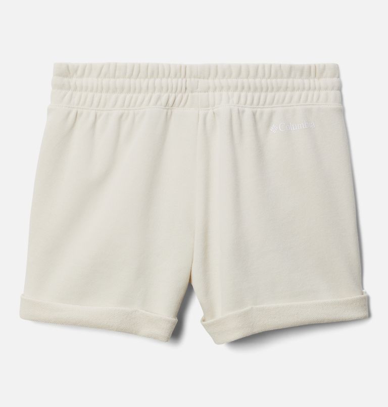 Girl's Columbia Trek French Terry Shorts, Color: Chalk, image 2