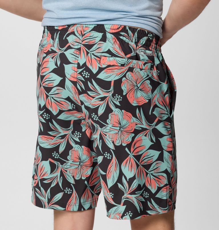 Men's Summertide Stretch Printed Shorts, Color: Shark Rosella, image 6