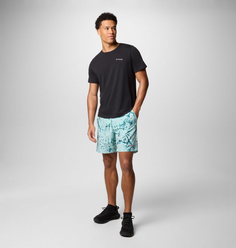 Men's Summertide Stretch Printed Shorts, Color: Spray Monsterian, image 2