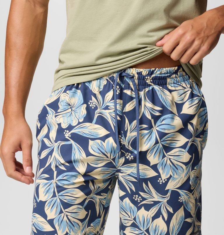 Men's Summertide Stretch Printed Shorts, Color: Dark Mountain Rosella, image 5