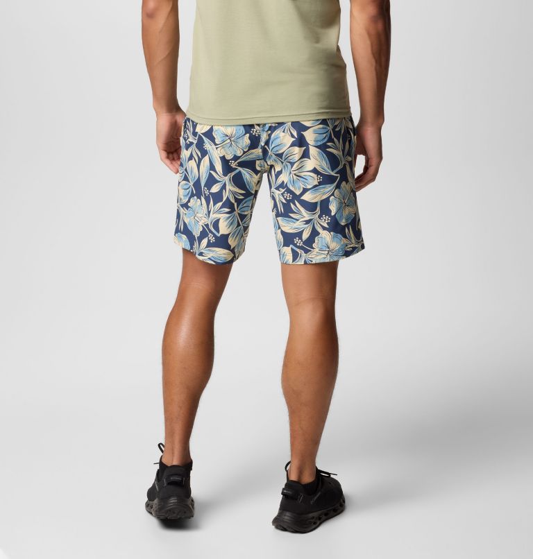 Men's Summertide Stretch Printed Shorts, Color: Dark Mountain Rosella, image 3