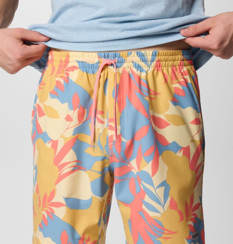 Men's Summertide Stretch Printed Shorts, Color: Alpenglow Floriated, image 5