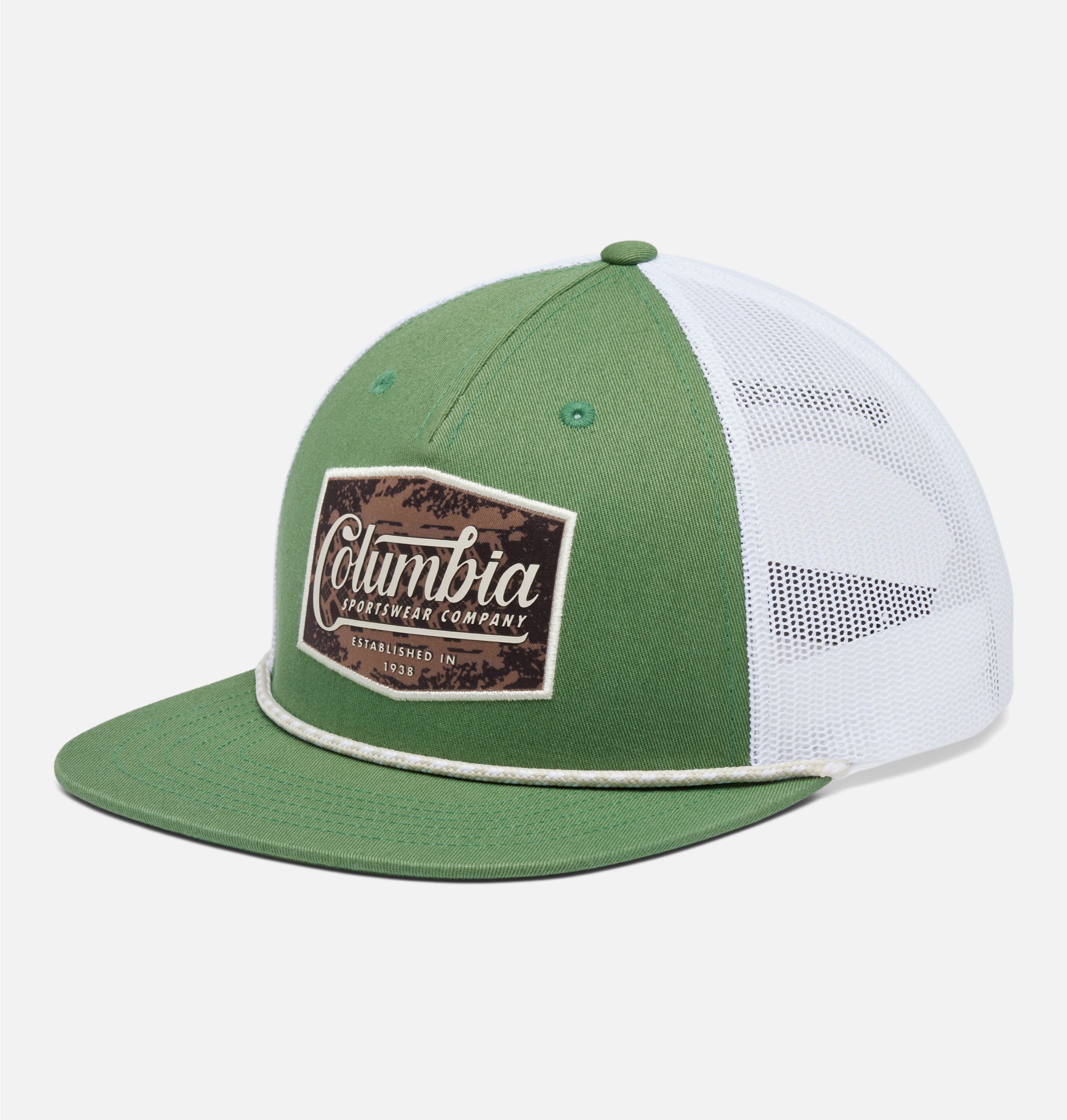 Columbia Flat Brim Snapback Cap Dark Stone/ Light Camel/ Shark