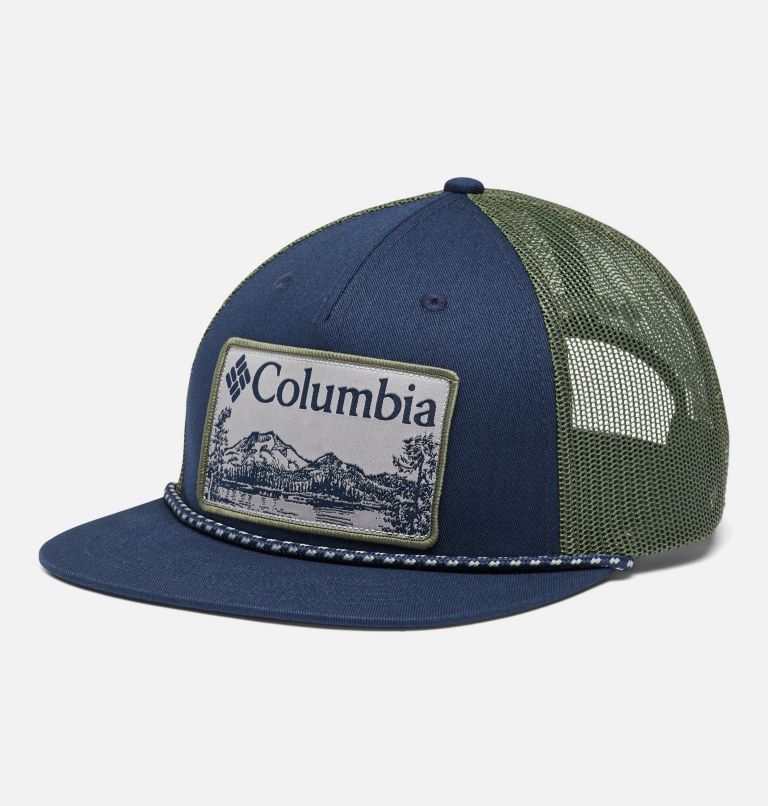 Thumbnail: Columbia Flat Brim Snap Back | 464 | O/S, Color: Collegiate Navy, Stone Green, Lakeside, image 1