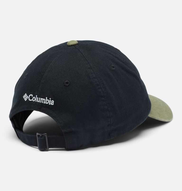 Thumbnail: Columbia Embroidered Dad Cap, Color: Black, Stone Green, Outdoors Everyone, image 2
