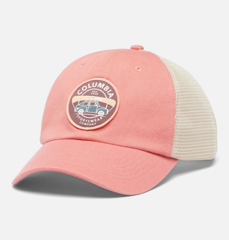 Thumbnail: Columbia Patch Dad Cap | 639 | O/S, Color: Dark Coral, Journey to Fun, image 1