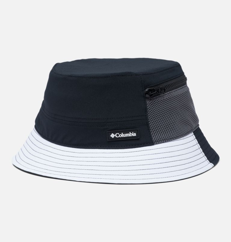 Thumbnail: Unisex Columbia Trek Bucket Hat, Color: Black, White, image 1