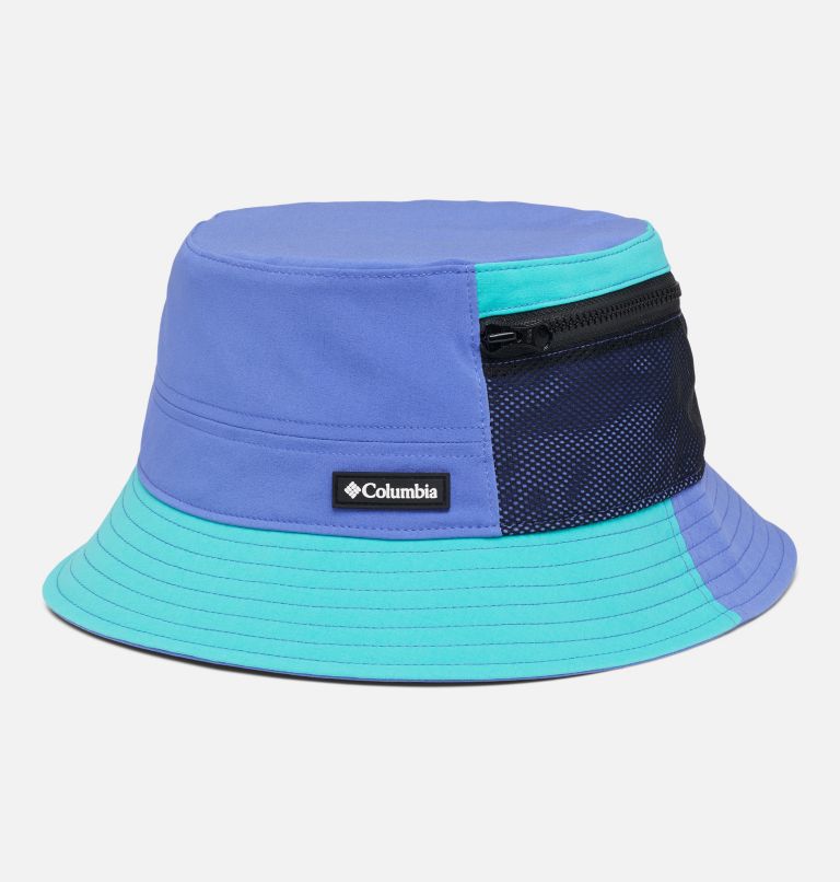 Thumbnail: Unisex Columbia Trek Bucket Hat, Color: Purple Lotus, Bright Aqua, image 1
