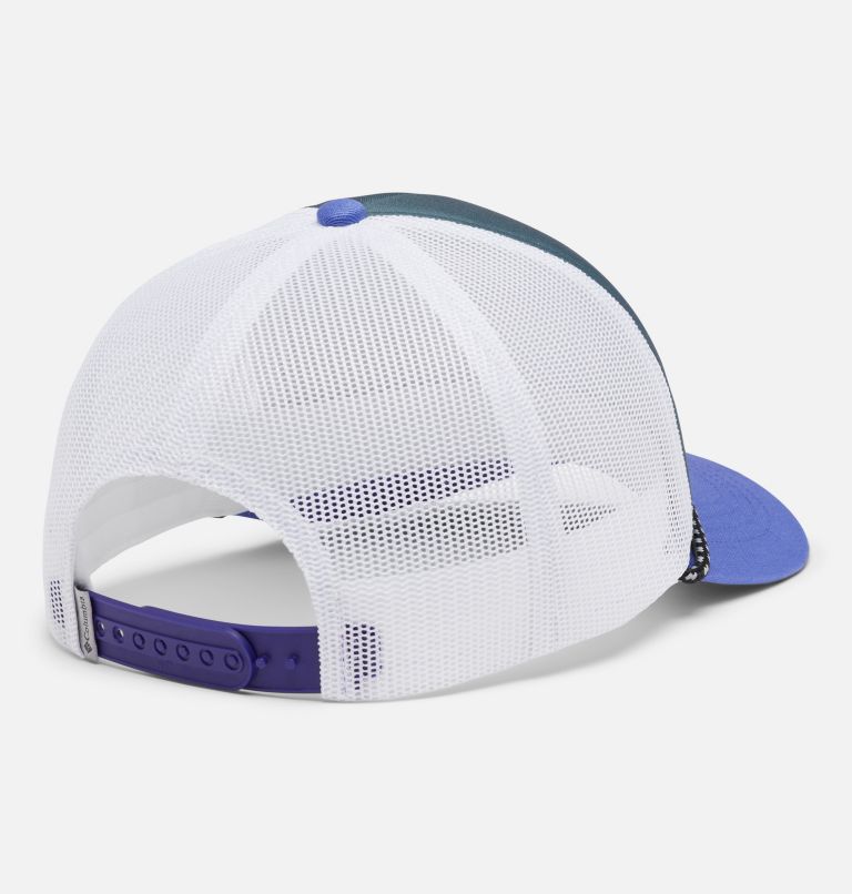 Columbia Women's Trucker Snap Back | 011 | O/S, Color: Shark Explore The World, White, image 2