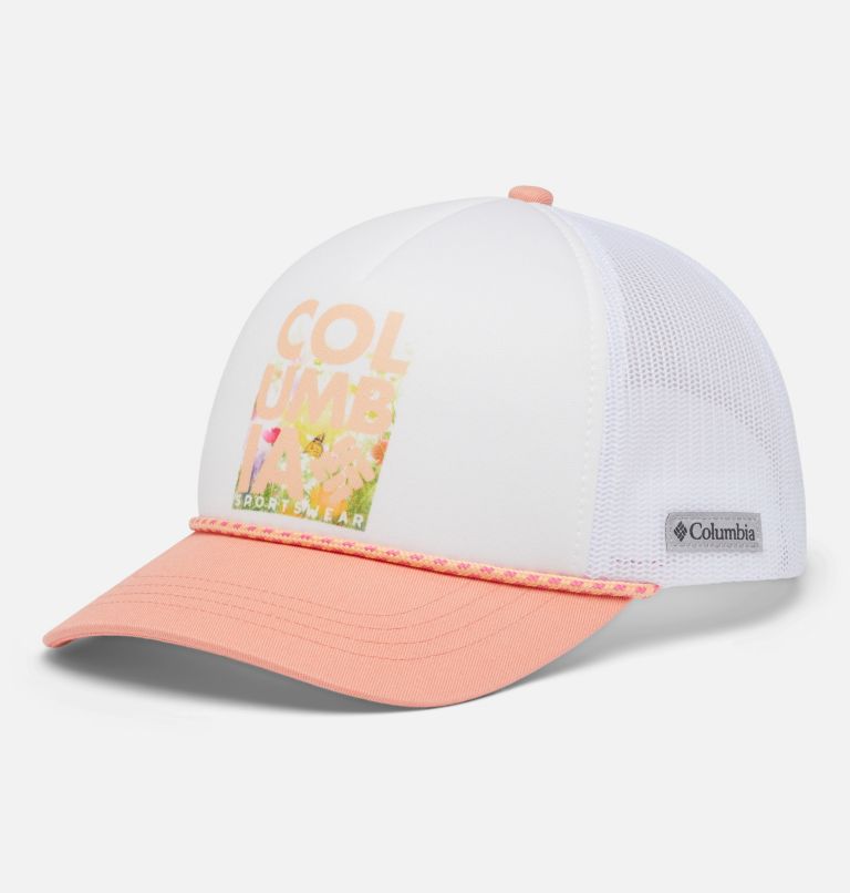 Columbia Women's Trucker Snap Back | 101 | O/S, Color: White Floral Blur, White, image 1