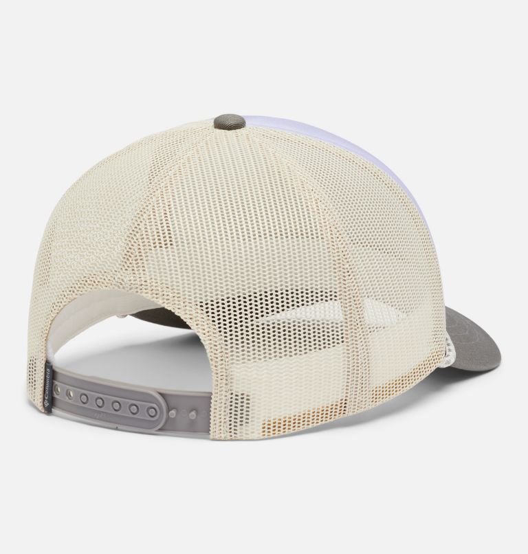 Columbia Women's Trucker Snap Back | 569 | O/S, Color: Purple Tint Rhodes, Chalk, image 2