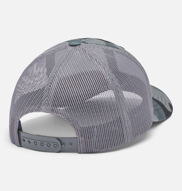 Kids' Columbia Tree Flag Snapback Hat, Color: Black Mod Camo, City Grey, image 2